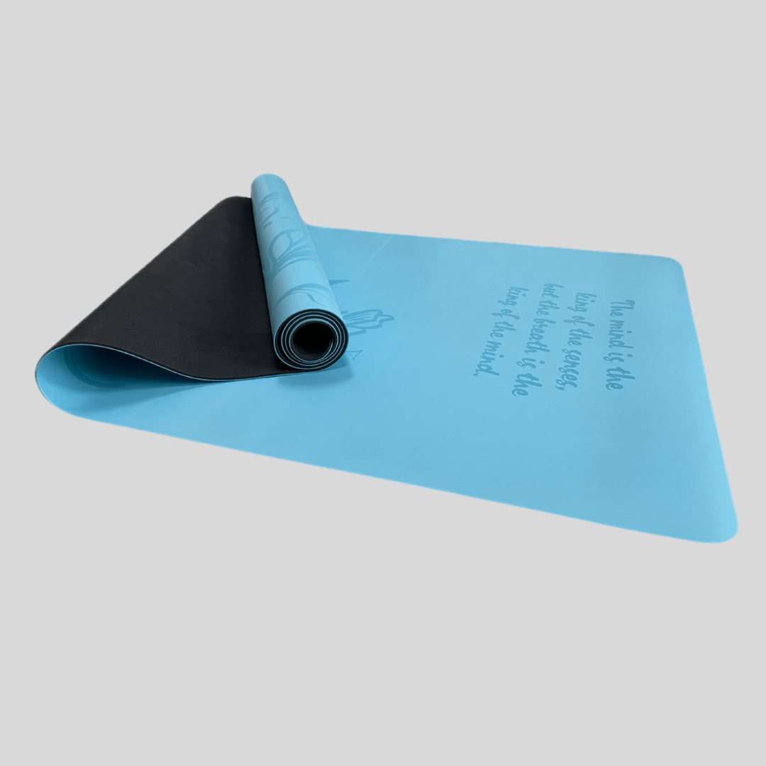 Calm and Chilled Pro Best Grip Yoga Mat in Sky Blue