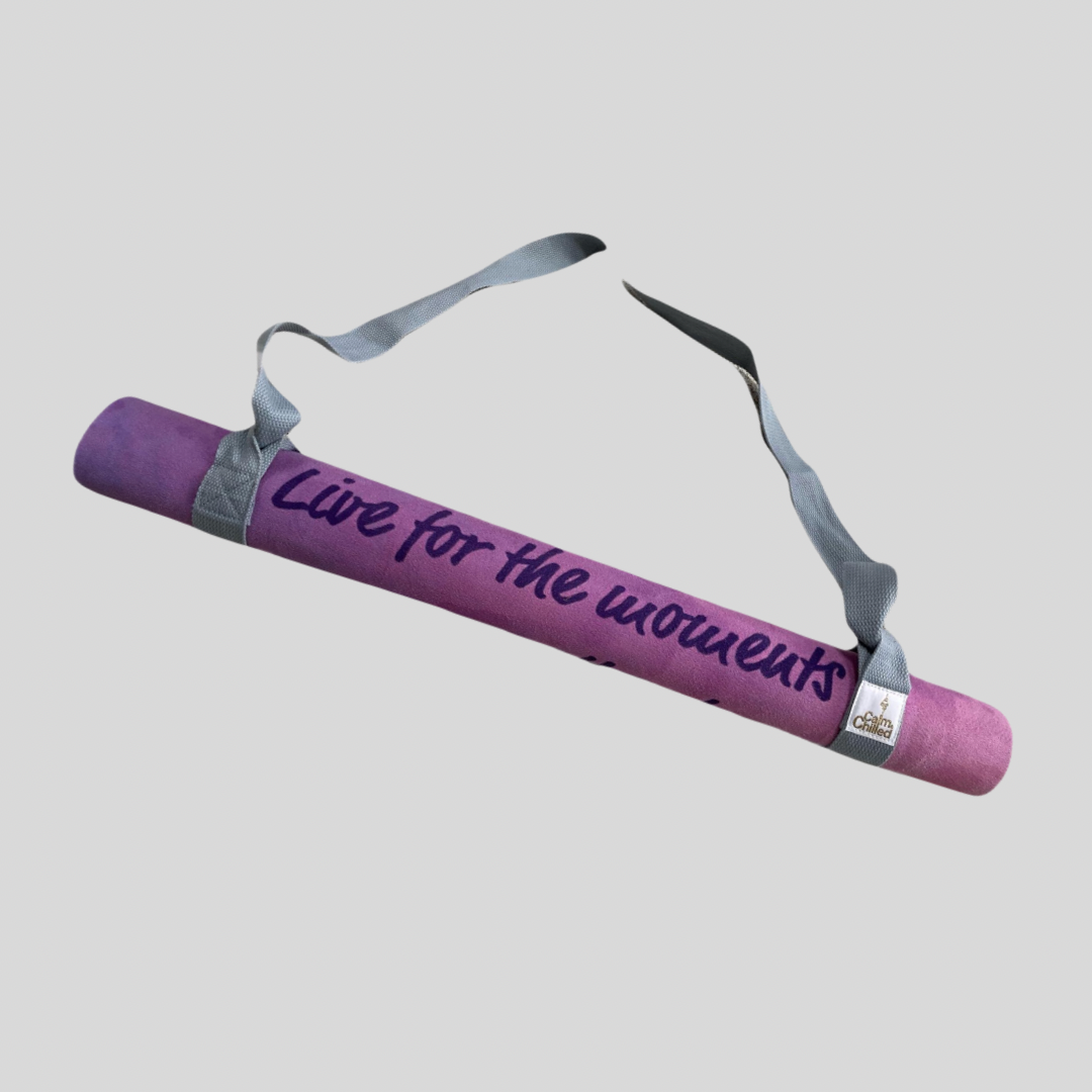 Calm & Chilled Pro Luxe Super Grippy Yoga Mat in Sky Blue