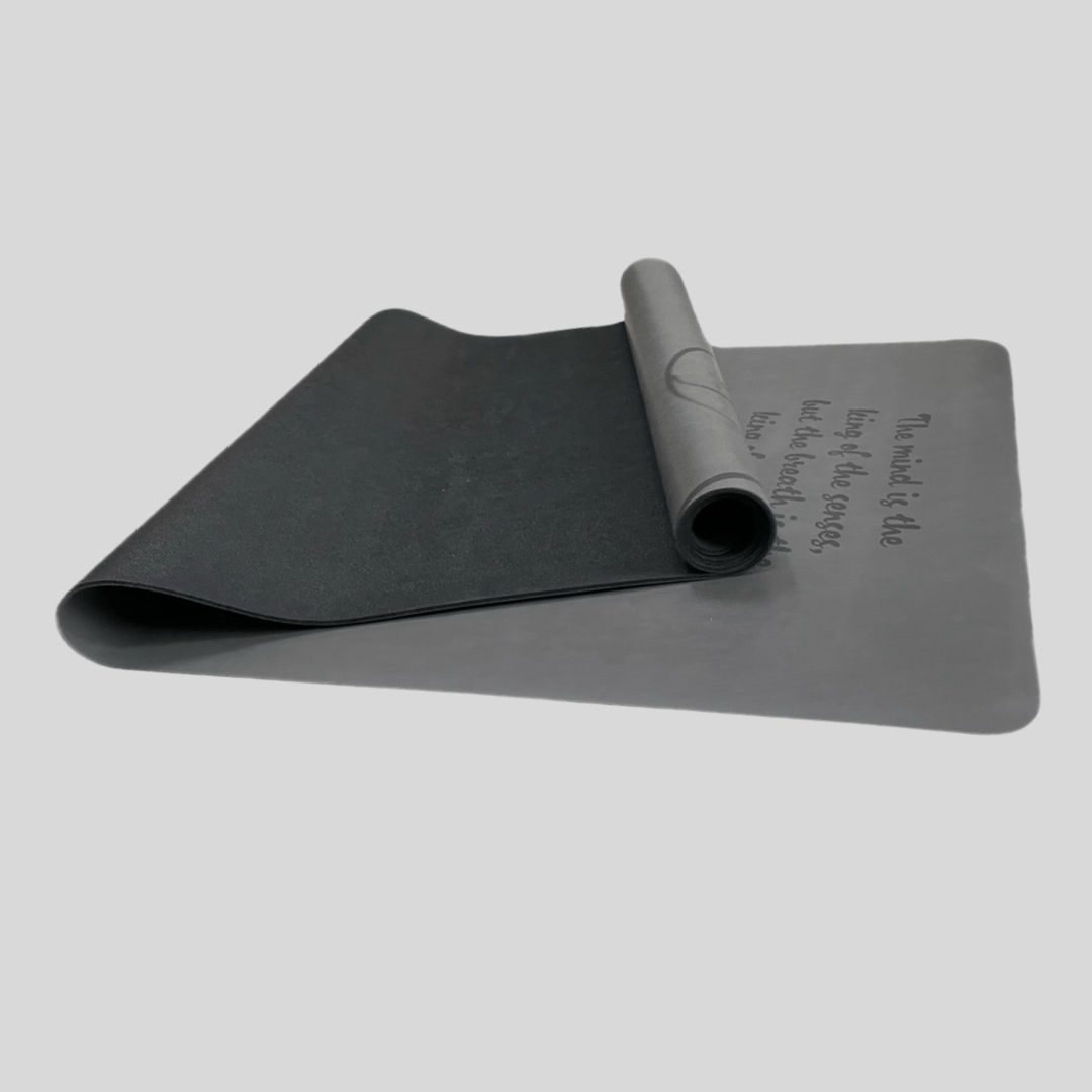 Calm and Chilled Pro Best Grip Yoga Mat in Slate Grey